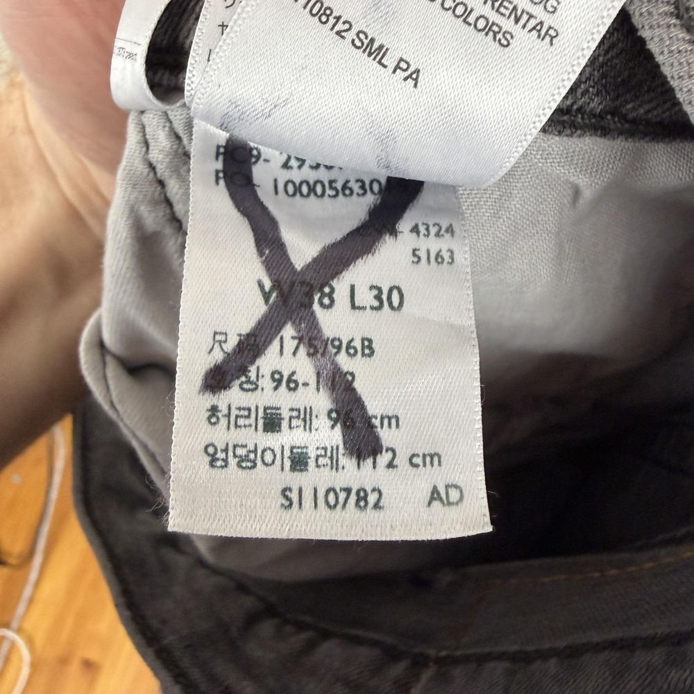 Levis 502 Jeans Mens 38x30‎ Gray Tapered Stretch Denim Pants Medium Wash Casual - Picture 6 of 10